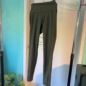 Aerie Olive High-Rise Leggings